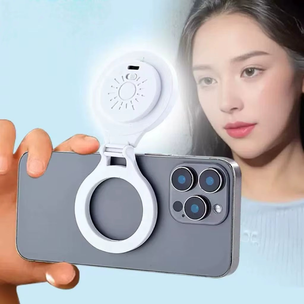 Hot Selling Magsafe Mobile Phone Magnetic Fill Light Rechargeable Fill Light Portable Mini