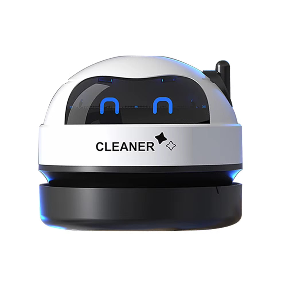 Portable Mini Vacuum Cleaner for Desk and Table Dust USB Rechargeable with Detachable Nozzle for Pet Hair and Crumbs Cleaning